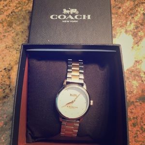 Coach Silver & Gold Two Tone Watch